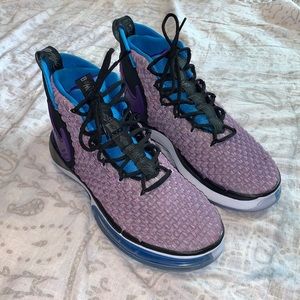 Nike Alphadunk Voltage Purple Basketball Shoes 9.5